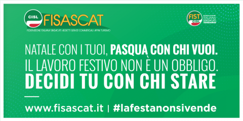 SANTA PASQUA E FESTIVITA’ DEL 25 APRILE, 1° MAGGIO E 2 GIUGNO, I SINDACATI INVITANO ALL’ASTENSIONE DALLA PRESTAZIONE LAVORATIVA.