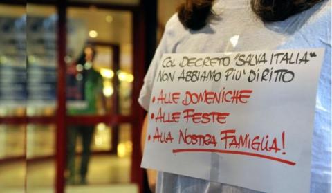 LAVORO FESTIVO, A FERRAGOSTO IN TUTTA ITALIA LA MOBILITAZIONE SINDACALE VS LE APERTURE DEI NEGOZI. LA FISASCAT CISL RILANCIA SULLA VOLONTARIETA’ DELLA PRESTAZIONE.