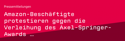 AMAZON, OGGI A BERLINO LA MANIFESTAZIONE DEL SINDACATO TEDESCO VER.DI. PER MIGLIORARE LE CONDIZIONI DI LAVORO. PARTECIPA UNA DELEGAZIONE DELLA FISASCAT CISL PARMA E PIACENZA.