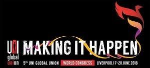 UNI GLOBAL UNION, A LIVERPOOL IL V CONGRESSO MONDIALE DELLE DONNE. OLTRE 600 DELEGATE PROVENIENTI DA TUTTO IL MONDO HANNO PRESO PARTE ALLA KERMESSE SUL TEMA MAKING IT HAPPEN, RENDIAMOLO POSSIBILE.