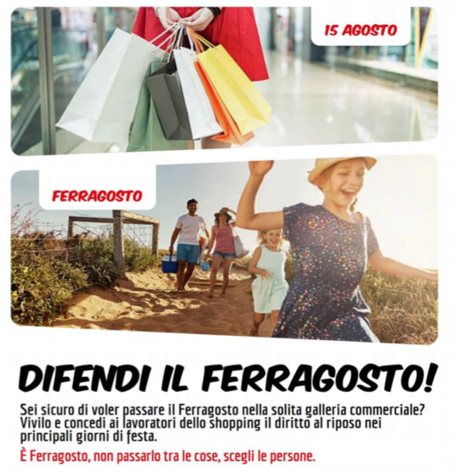 Lavoro festivo, Guarini: «Anche a Ferragosto il riposo è un diritto dei lavoratori, affidare alla contrattazione il compito di definire norme sulla flessibilità contrattata e retribuita»