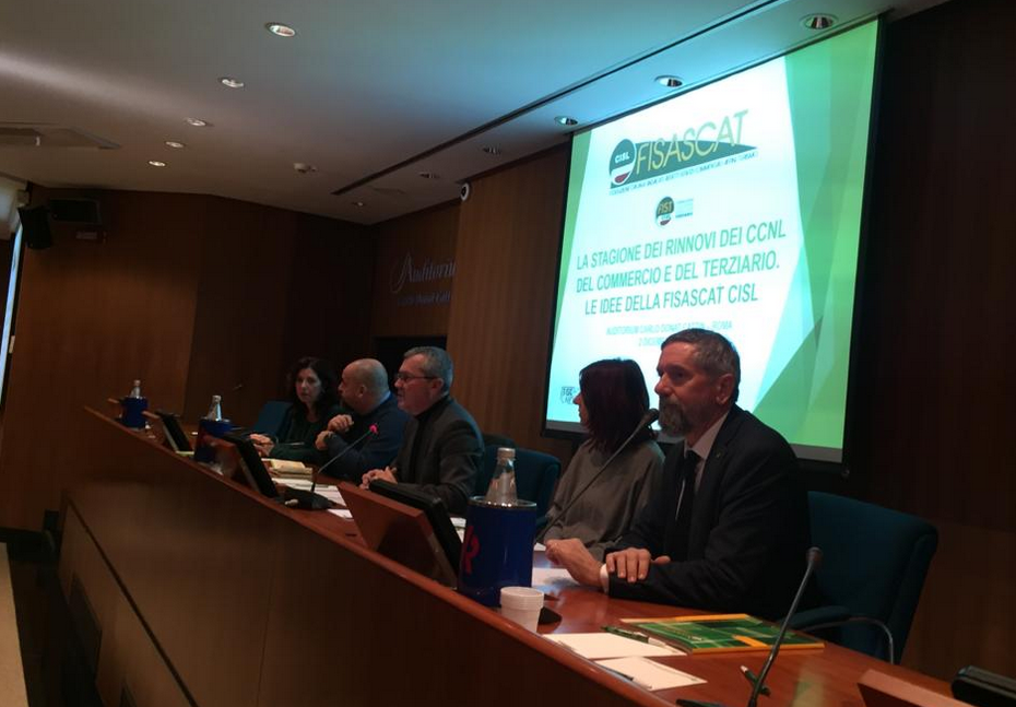 Contratti Terziario, in scadenza per 4milioni di lavoratori. Al via la stagione dei rinnovi, la Fisascat a confronto sui contenuti delle piattaforme nel settore della distribuzione commerciale