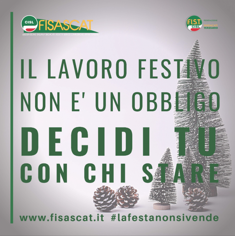 Lavoro festivo, la deregulation sugli orari di apertura dei negozi continua a produrre danni irreparabili sulla vita di milioni di lavoratori del commercio e della Gdo