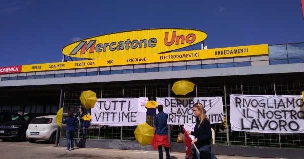 Ex Mercatone Uno, ancora senza una soluzione di prospettiva la vertenza dei 1.689 lavoratori. Prorogata la Cigs fino al 23 maggio 2020