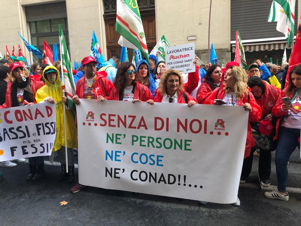 Conad/Auchan, verso la conclusione la fase sindacale della procedura di licenziamento del personale di sede avviata da Margherita Distribuzione
