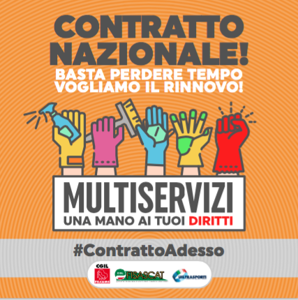 Ccnl imprese pulizie, servizi integrati, in 600mila senza rinnovo da 7 anni. Al via la mobilitazione in tutta Italia, il 21 ottobre manifestazione nazionale a Roma