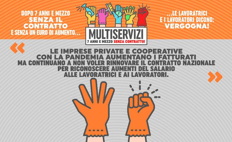 #Contratto #ImpresePulizia #Multiservizi Il 13 novembre è sciopero nazionale!