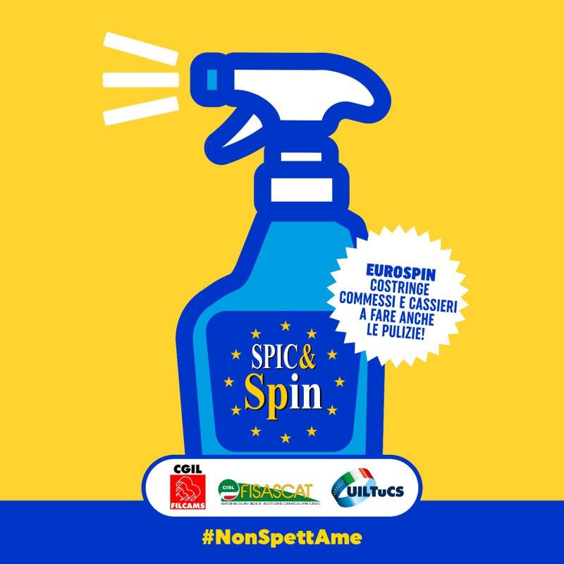 Eurospin Italia, i sindacati reiterano la richiesta di costituzione dei Comitati Aziendali Covid-19. Lavoratori obbligati a fare le pulizie, al via la campagna social e lo stato di agitazione